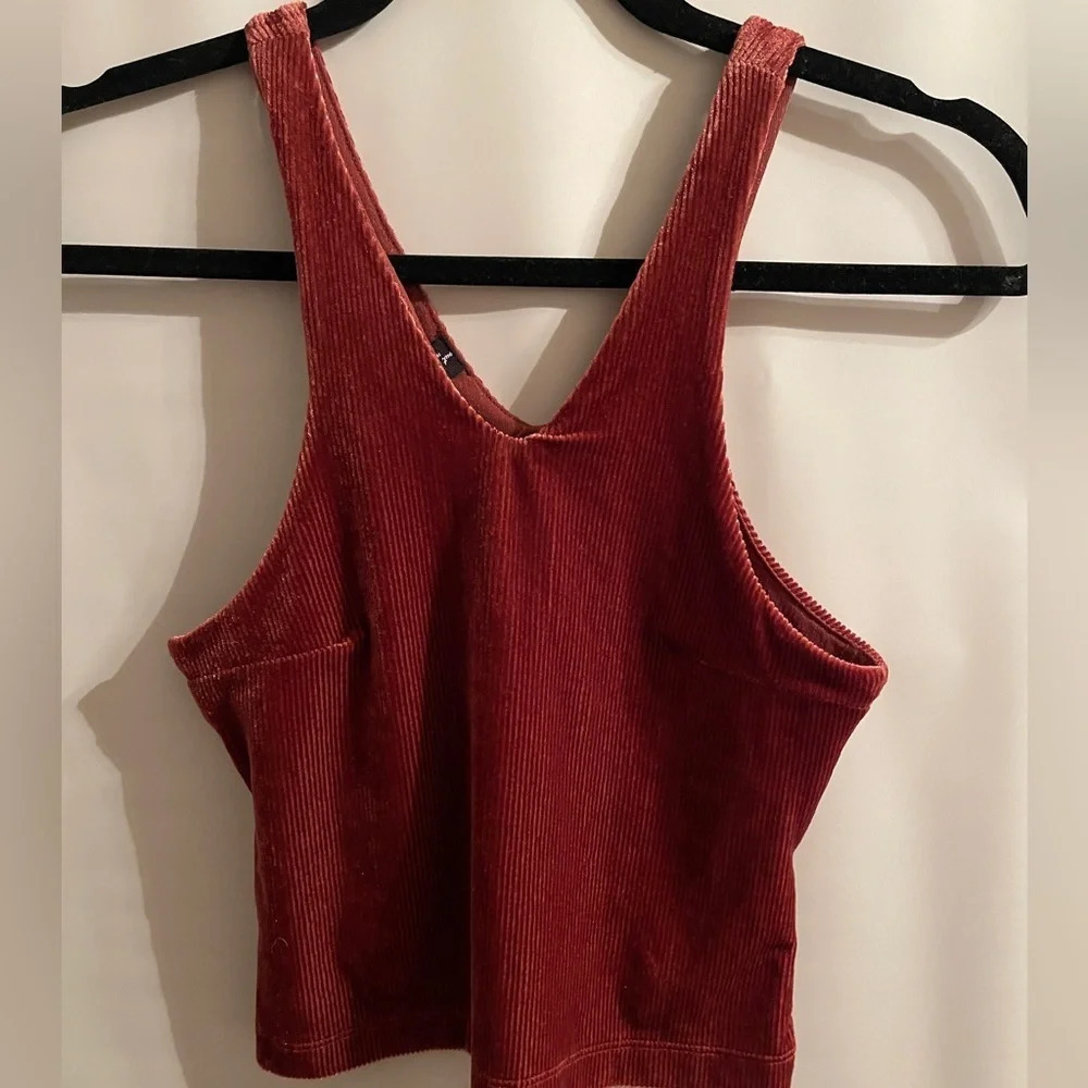 Out From Under (Urban Outfitters) Velvet Ribbed Tank